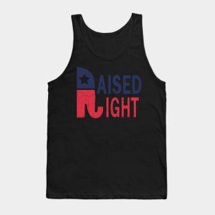 Republican Elephant - Raised Right Tank Top